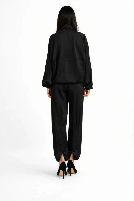 Şalvar Alt Üst Takım Siyah