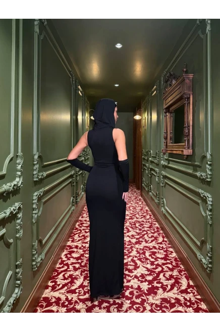 Sandy Kumaş Maxi Elbise