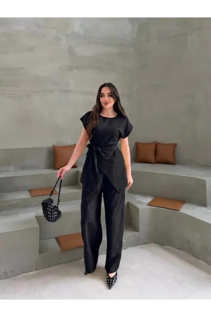 Siyah Yarım Kol Tarak Boşluğu Takım