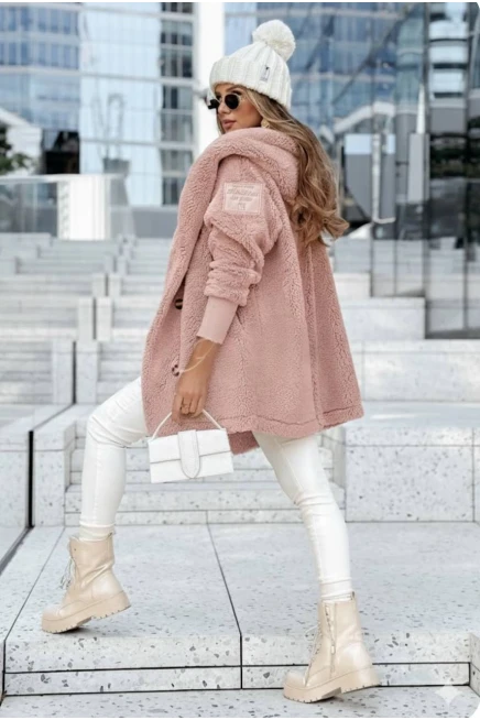 Welsoft Kumaş Kapşonlu Salaş Mont