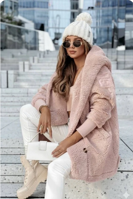 Welsoft Kumaş Kapşonlu Salaş Mont