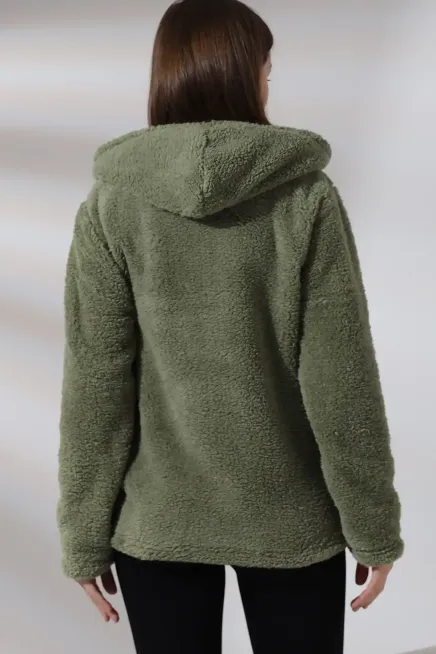 Fermuarlı Polar Sweat-plrsw-123-yysl - 3
