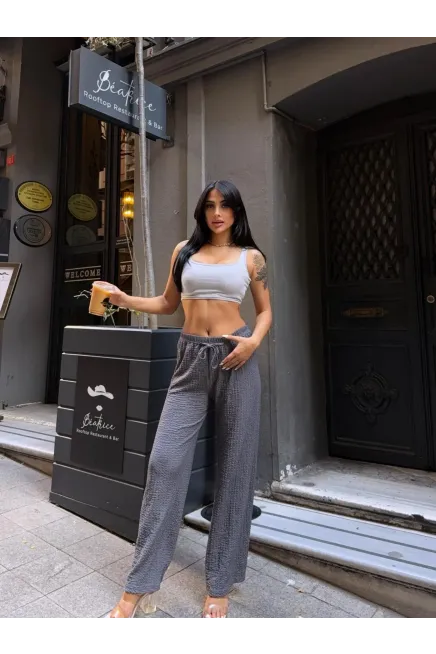 Gofre Bol Paça Pantalon Gri-gfr1001-gr - 2