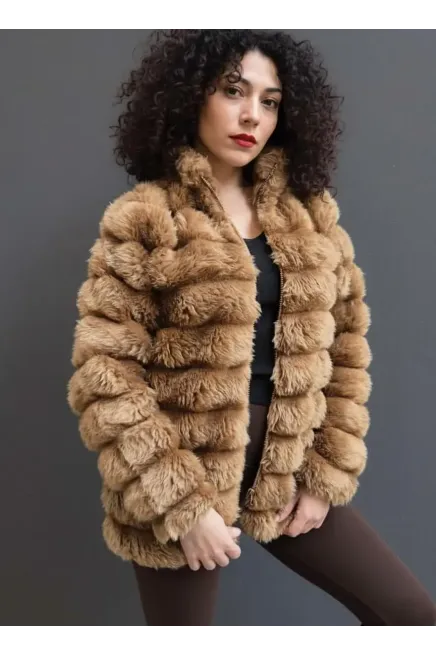 Peluş Suni Kürk Ceket-krk-1001-kkv