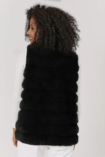 Peluş Suni Kürk Yelek-krkylk-110-syh - 3