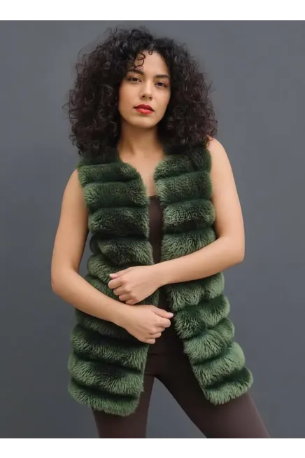 Peluş Suni Kürk Yelek-krkylk-110-ylpz