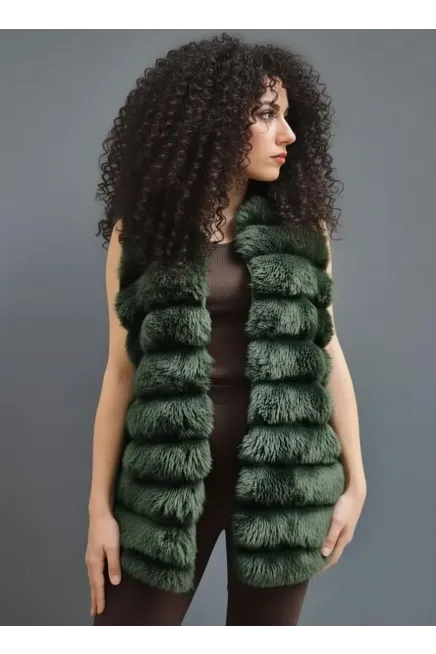 Peluş Suni Kürk Yelek-krkylk-110-ylpz