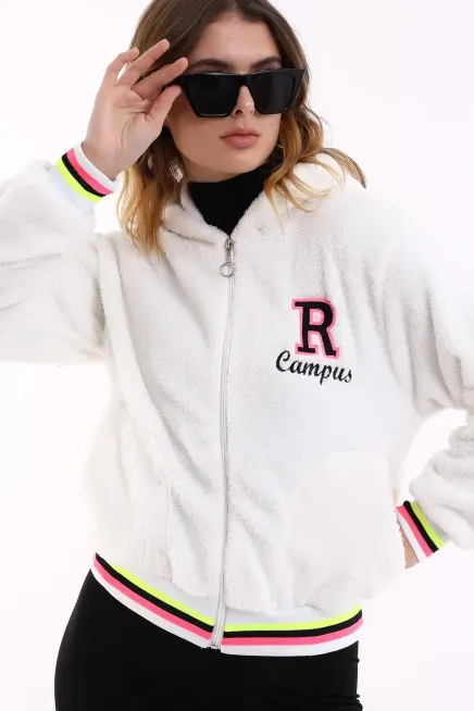 Welsoft Fermuarlı Sweat Ceket-klj4400-byz