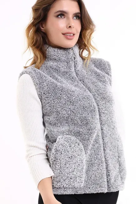 Welsoft Polar Yelek-wlsft101-gri