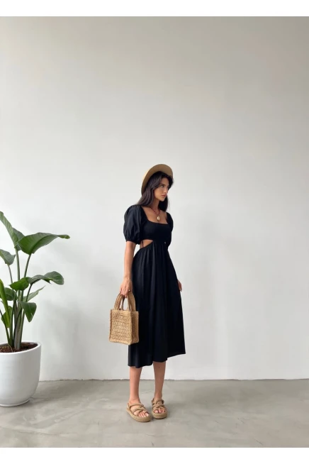 Z@R@ Model Beli Açık Gipeli Elbise